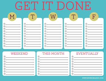 Checklist Template Cute Cute, Colorful & Free Printable To-Do Lists